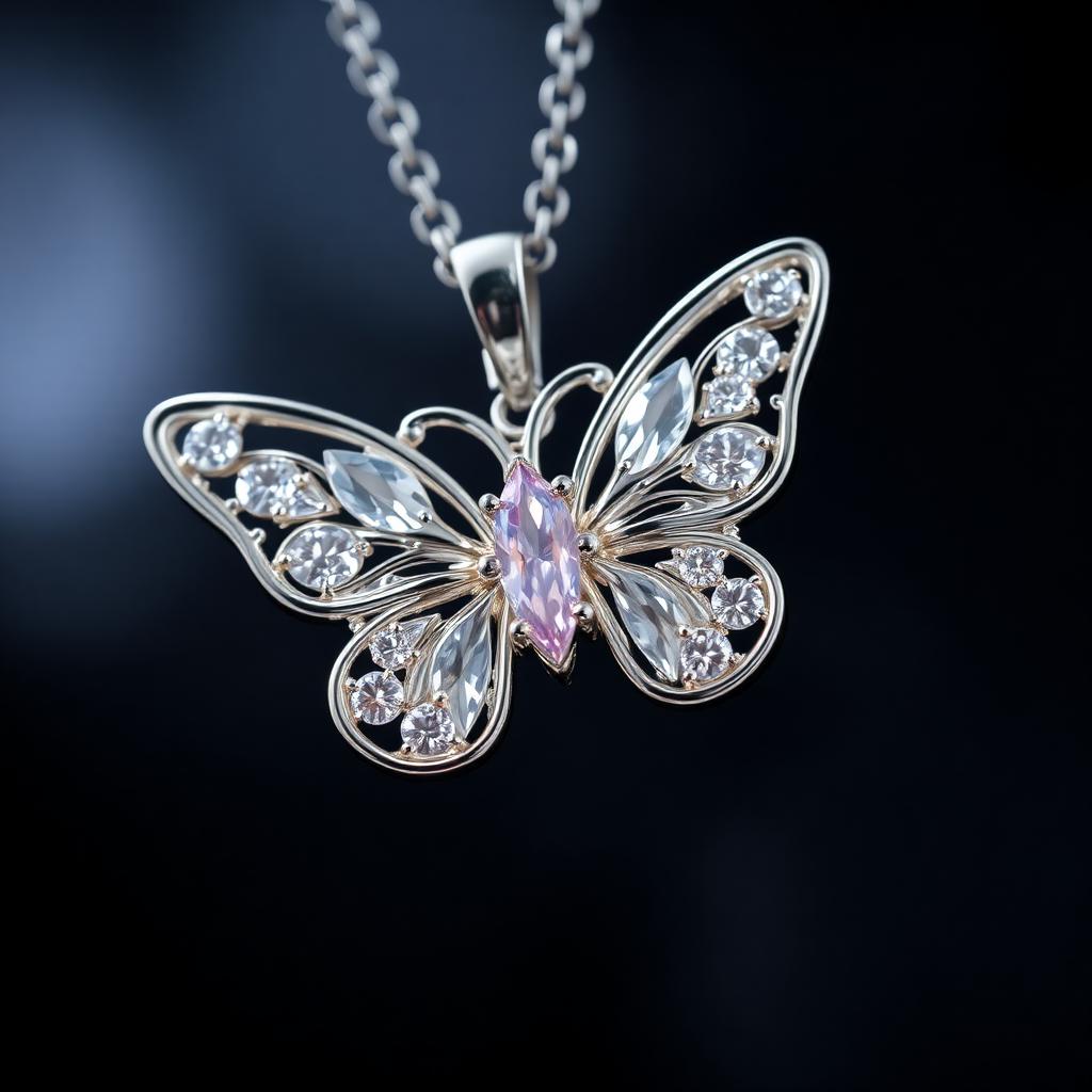 Butterfly Pendant close-up
