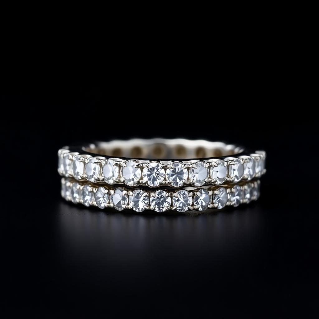 Moissanite Eternity Band