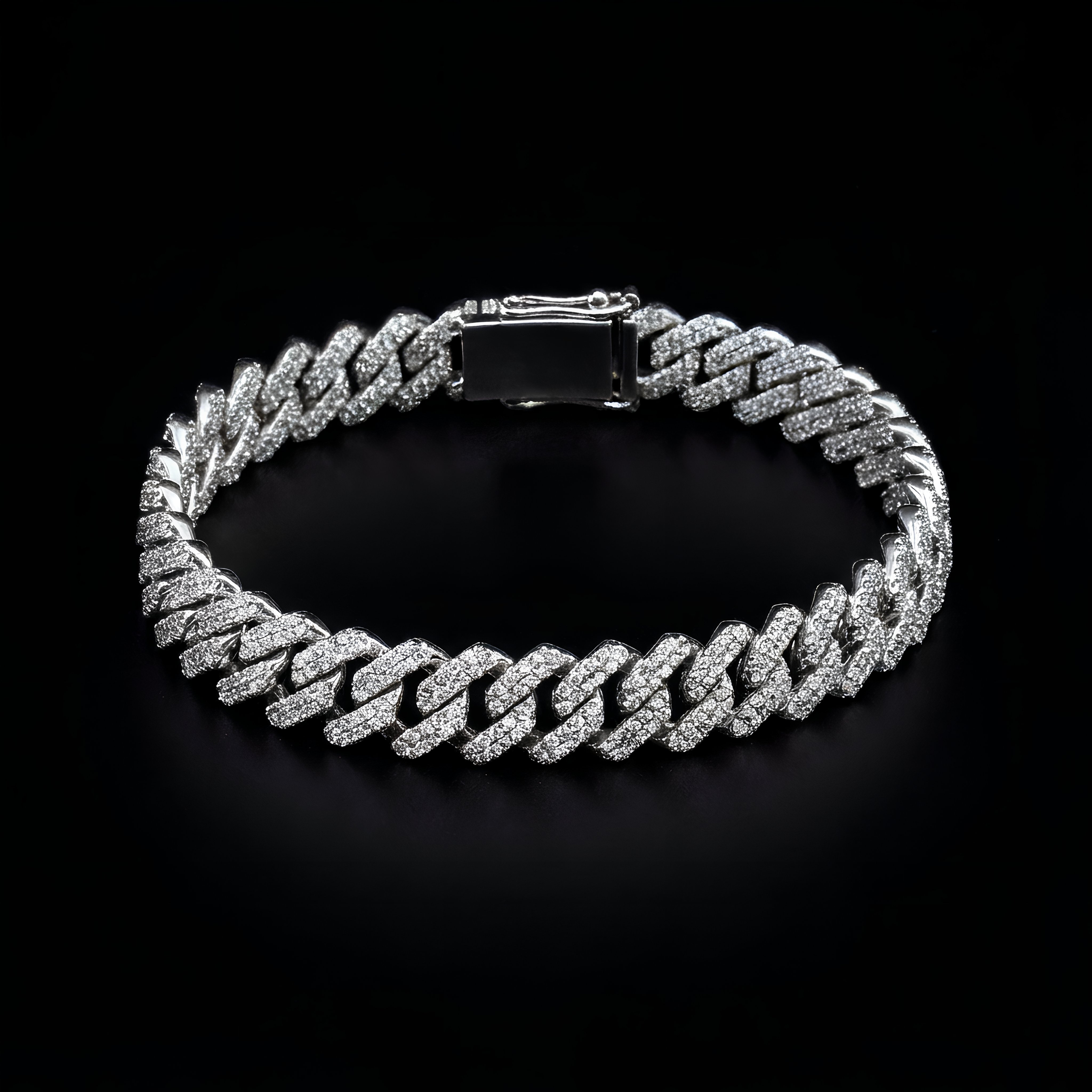 10 mm Cuban Prong Bracelet