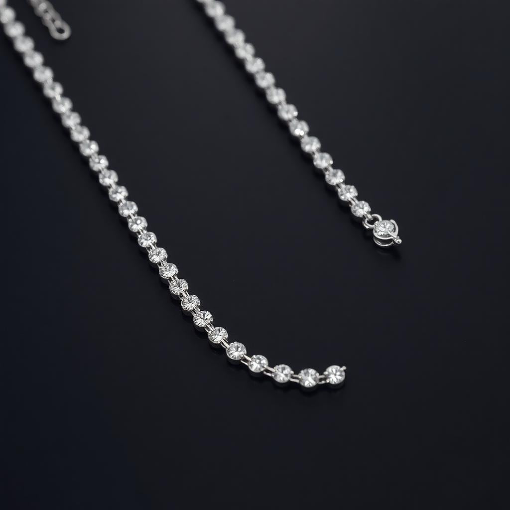 5mm Tennis Chain laid flat